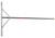 RAZOR-BACK 63133 Asphalt Lute Rake, 82-1/4 in OAL, Aluminum Handle, Straight Handle [SKU: ORG4531547]