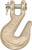 Campbell T9501424 Clevis Grab Hook, 1/4 in, 2600 lb Working Load, 43 Grade, Steel, Zinc [SKU: ORG8765281]
