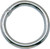 Campbell T7660841 Welded Ring, 200 lb Working Load, 1-1/4 in ID Dia Ring, #4 Chain, Steel, Zinc [SKU: ORG3854924]