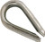 Campbell T7670619 Wire Rope Thimble, 3/16 in Dia Cable, Malleable Iron, Electro-Galvanized [SKU: ORG4939377]