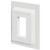 BUILDERS EDGE 3SMR68TW Mounting Block, 11-1/2 in L, 9-1/16 in W, Fiber Cement, White [SKU: ORG7937980]