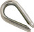 Campbell T7670669 Wire Rope Thimble, 5/8 in Dia Cable, Malleable Iron, Electro-Galvanized [SKU: ORG7055643]
