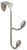 iDESIGN 76500 Door Hook, 10 lb, 2-Hook, Steel, Chrome [SKU: ORG6430508]