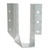 MiTek SKH26R-TZ Skewed Joist Hanger, 5-1/4 in H, 1-7/8 in D, 1-9/16 in W, 2 in x 6 to 8 in, Steel, Zinc [SKU: ORG1488030]