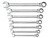 GearWrench 9417 Wrench Set, 7-Piece, Steel, Polished Chrome, Specifications: Metric Measurement [SKU: ORG6988513]