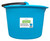 Simple Spaces 8011 Mop Bucket, 11 qt Capacity, Oblong, Recycle Polypropylene Bucket/Pail, Aqua [SKU: ORG0228650]