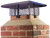 SHELTER SCADJ-L-C Adjustable Chimney Cap, Steel, Black, Powder-Coated, Fits Duct Size: 19-1/2 x 9-1/4 x 24.6 in [SKU: ORG2944783]
