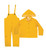 CLC R101L Rain Suit, L, PVC, Yellow, Detachable Collar [SKU: ORG3558855]