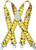 CLC Tool Works Series H110RU Work Suspender, Elastic, Yellow [SKU: ORG7979446]