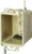 fiberglassBOX 9363-EWK Electrical Box, 1 -Gang, Fiberglass Reinforced Polyester BMC, Beige/Tan, Bracket Mounting [SKU: ORG5192745]
