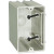 SLIDERBOX SB-1 Electrical Box, 1 -Gang, 2 -Outlet, 1 -Knockout, 1/2 in Knockout, PVC, Beige/Tan [SKU: ORG3825098]