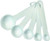 CHEF CRAFT 20434 Measuring Spoon Set, Metric Graduation, Plastic, White [SKU: ORG5742721]