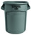 Brute FG262000GRAY Trash Can, 20 gal Capacity, Plastic, Gray [SKU: ORG5538541]