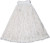 Rubbermaid FGV11700 WH00 Wet Mop Head, 1 in Headband, Cotton, White [SKU: ORG3296027]