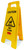 Rubbermaid FG611277 YEL Floor Sign, 11 in W, Yellow Background, Caution Wet Floor, English, French, Spanish [SKU: ORG8916090]