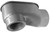 BWF 500V Service Entrance Elbow, 1/2 in Hub, Threaded, Aluminum, Gray, Powder-Coated [SKU: ORG1718352]