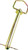 SpeeCo S071062C0 Hitch Pin, 1-1/8 in Dia Pin, 7-3/4 in L, 6-1/4 in L Usable, 2 Grade, Steel, Yellow Zinc Dichromate [SKU: ORG6302814]