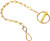 SpeeCo S07090200 Lynch Pin with Chain, 7/16 in Dia Pin, 2 in OAL, Steel, Yellow Zinc Dichromate [SKU: ORG6183776]