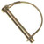 SpeeCo S070938YBU PTO Locking Pin, 1/4 in Dia Pin, 1-3/4 in OAL, Steel, Yellow Zinc Dichromate [SKU: ORG9465964]
