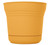 Bloem SP0523 Planter, 5 in Dia, 5 in W, Saturn Design, Earthy Yellow, Matte [SKU: ORG4694279]