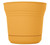 Bloem Saturn SP1423 Planter with Saucer, 14-1/2 in W, 14-1/2 in D, Round, Classic Textured Design, Plastic, Matte [SKU: ORG4694378]