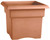 Bloem Veranda Square 57014C Deck Box Planter, 14 in W, Square, Plastic, Terra Cotta [SKU: ORG4693289]