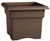 Bloem 57314CH Deck Box Planter, 14 in W, Square, Plastic, Chocolate [SKU: ORG4693297]