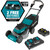 Makita XML08PT1 Lawn Mower Kit, 5 Ah, 18 V Battery, Lithium-Ion Battery, 21 in W Cutting, 1-Blade [SKU: ORG7416340]