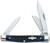 CASE 02806 Folding Pocket Knife, 2.42 in Clip, 1.58 in Sheep Foot, 1.57 in Pen L Blade, 3-Blade, Blue Handle [SKU: ORG9560517]