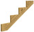 UFP 279713 Stair Stringer, 47.71 in L, 11-1/4 in W, 4-Step, Wood, Yellow, Treated [SKU: ORG7295322]