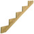 UFP 279714 Stair Stringer, 59.77 in L, 11-1/4 in W, 5-Step, Wood, Yellow, Treated [SKU: ORG7295348]