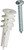 Buildex E-Z Ancor 11364 Wall Anchor, 1-5/8 in L, Fiber Nylon/Plastic, Zinc, 75 lb [SKU: ORG7843782]