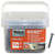 Teks 21381 Screw with Wing, 1-4/9 in L, Flat Head, Phillips Drive, Self-Tapping Point, Steel, Zinc [SKU: ORG1374099]