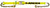 ANCRA 500 Series 45982-15 Strap, 2 in W, 27 ft L, Polyester, Yellow, 3333 lb Working Load, Chain Anchor End [SKU: ORG1548866]