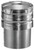 AmeriVent 5EDC Draft Hood Connector Snap-Lock, 6 in OAL, Snap-Lock, Steel [SKU: ORG7186315]