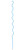 MIDWEST AIR TECHNOLOGY 901267BL6 Twisted Garden Stake, 60 in L, Steel, Blue, Powder-Coated [SKU: ORG5285937]