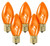 Hometown Holidays 19117 Light Bulb, 5 W, Candelabra Lamp Base, Incandescent Lamp, Transparent Orange Light [SKU: ORG8399487]