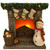 Hometown Holidays 36519 Christmas Collectible, 6.1 in H, LED Resin Fireplace, 95% Acrylic & 5% PVC, Clear [SKU: ORG2426096]