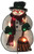 Hometown Holidays 36601 Double-Sided Snowman, 3 A, 125 V, 20-Lamp, Diode Lamp, Clear Light, Black/Green/Red/White [SKU: ORG0769927]
