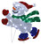 Hometown Holidays 58703 Prelit 2D Skating Snowman, 66 in H [SKU: ORG3367612]