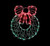 Hometown Holidays 60307 Window Decor Wreath, LED Bulb, Red/Green Bulb, Suction Cup Hook Mounting [SKU: ORG9599242]