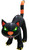Hometown Holidays 90503 Inflatable Black Cat, 10 ft H, Nylon, Black, LED Bulb, Internal Light/Music: Internal Light [SKU: ORG5584693]