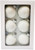 Hometown Holidays 99511 Ball Christmas Ornament, Glass, White [SKU: ORG4634036]