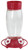 Stokes Select 38105 Deluxe Bird Feeder, 30 oz, 4-Port/Perch, Glass/Plastic, Red, 10.6 in H [SKU: ORG3027042]