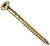 GRK Fasteners R4 103101 Screw, #9 Thread, 2-1/2 in L, W-Cut Thread, Countersunk Head, Star Drive, Steel, Climatek-Coated [SKU: ORG2816403]