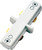 Eaton Lighting LZR212P Track Light Connector, White, For: Lazer Track Lamp holders and Halo Power-Trac Lamp holders [SKU: ORG6350433]