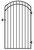 GATE SMTH TOP ORN IRON 33X68IN [SKU: ORG9444266]