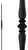 Nuvo Iron SQI1CS Single Collar and Spoon Stair Baluster, 44 in H, 1/2 in W, Square, Steel, Black [SKU: ORG9443649]