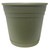 Southern Patio RN1207OG Riverland Planter with Saucer, 12 in Dia, Round, Poly Resin, Olive Green, Matte [SKU: ORG6155196]