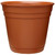 Southern Patio RN1207TC Riverland Planter with Saucer, 12 in Dia, Round, Poly Resin, Terra Cotta, Matte [SKU: ORG9982984]